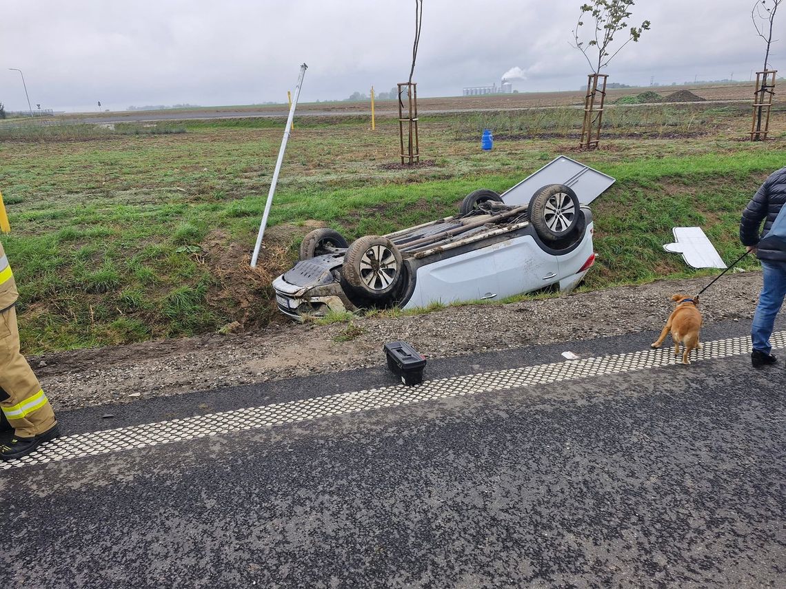 Dachowanie na nowej obwodnicy w Lubrańcu