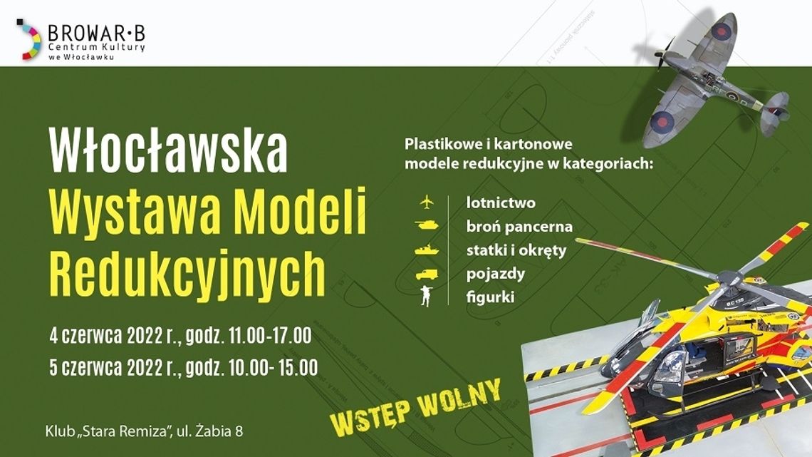 Dorobek modelarzy z Włocławka na wystawie modeli redukcyjnych 4-5 czerwca