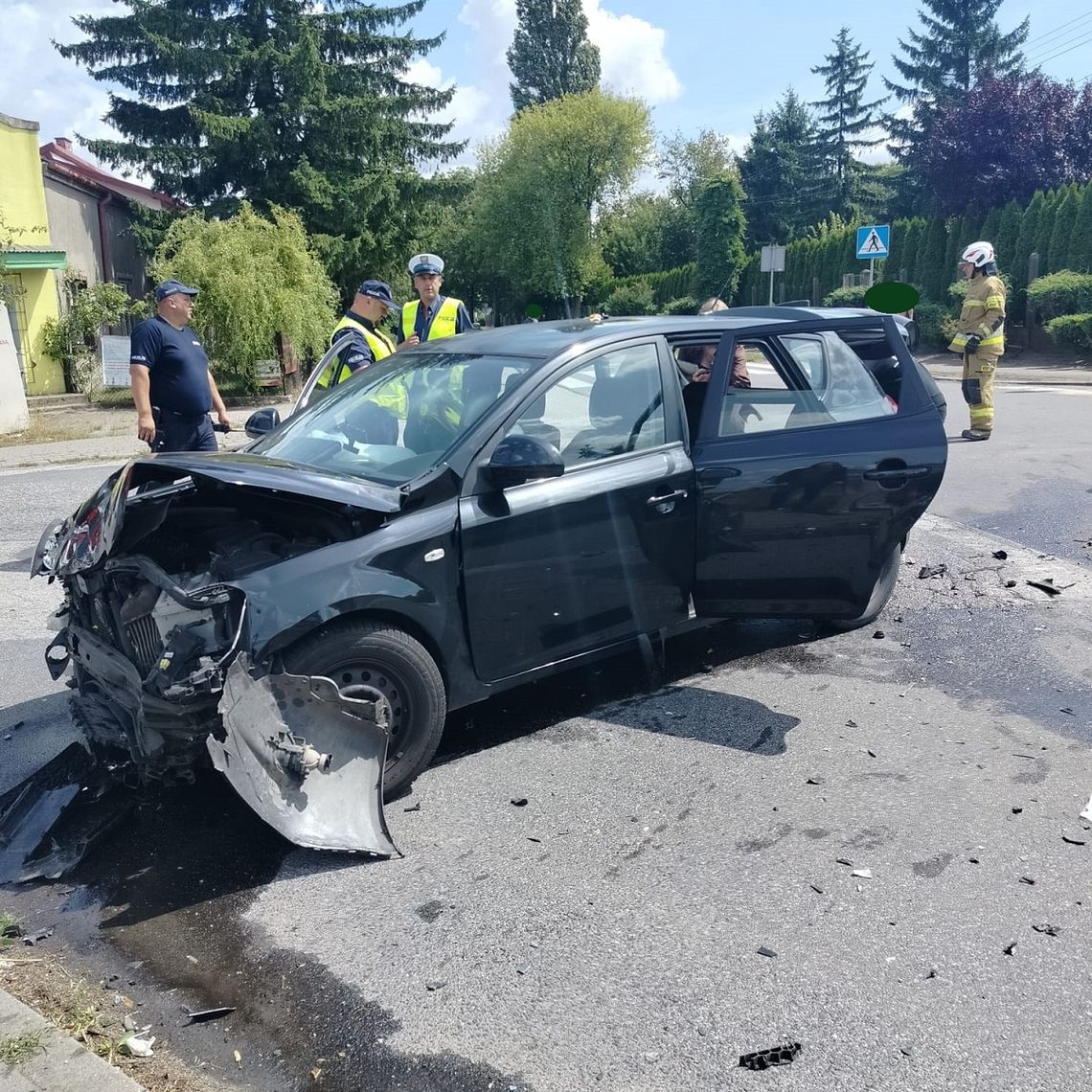 Dwie kolizje na jednym skrzyżowaniu w odstępie kilku godzin