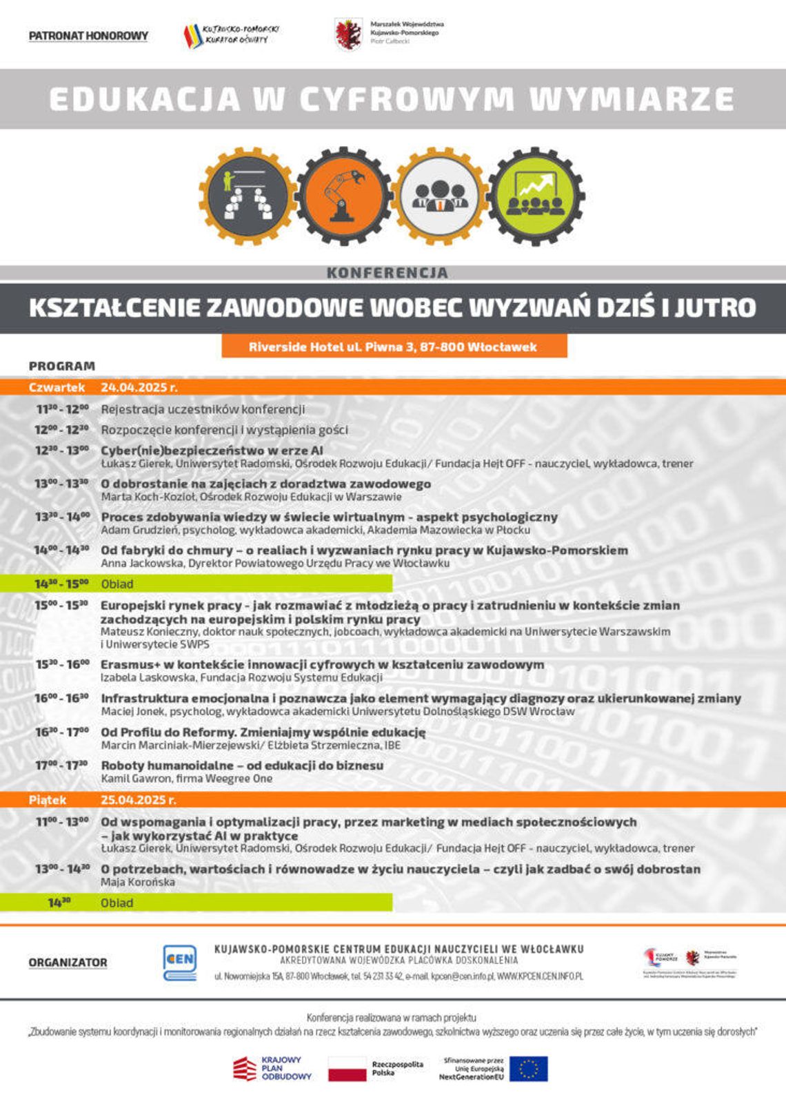 Edukacja zawodowa w cyfrowym świecie. Konferencja we Włocławku już w kwietniu