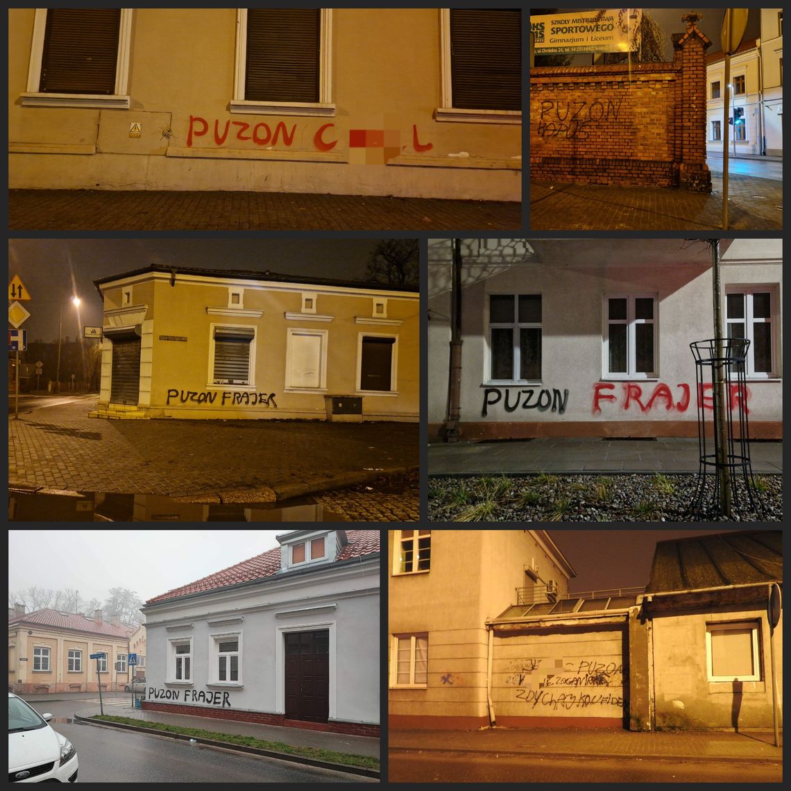 Efekty wyłączania oświetlenia można już podziwiać. Około 14 budynków z wulgaryzmami Efekty wyłączania oświetlenia można już podziwiać. Około 14 budynków z wulgaryzmami