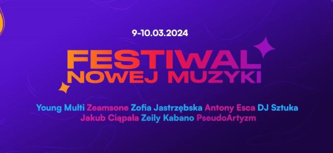 Festiwal Nowej Muzyki we Włocławku. Na scenie wystąpią znani artyści