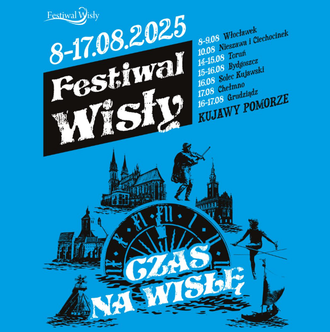 Festiwal Wisły 2025 coraz bliżej. Start już 8 sierpnia we Włocławku