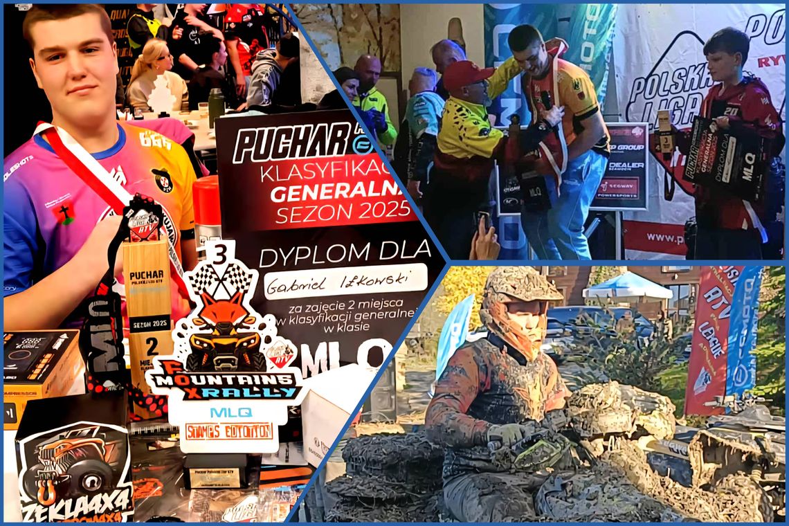 Gabriel Iłkowski wicemistrzem Polski w Lidze ATV. Sukces zawodnika w Bieszczadach