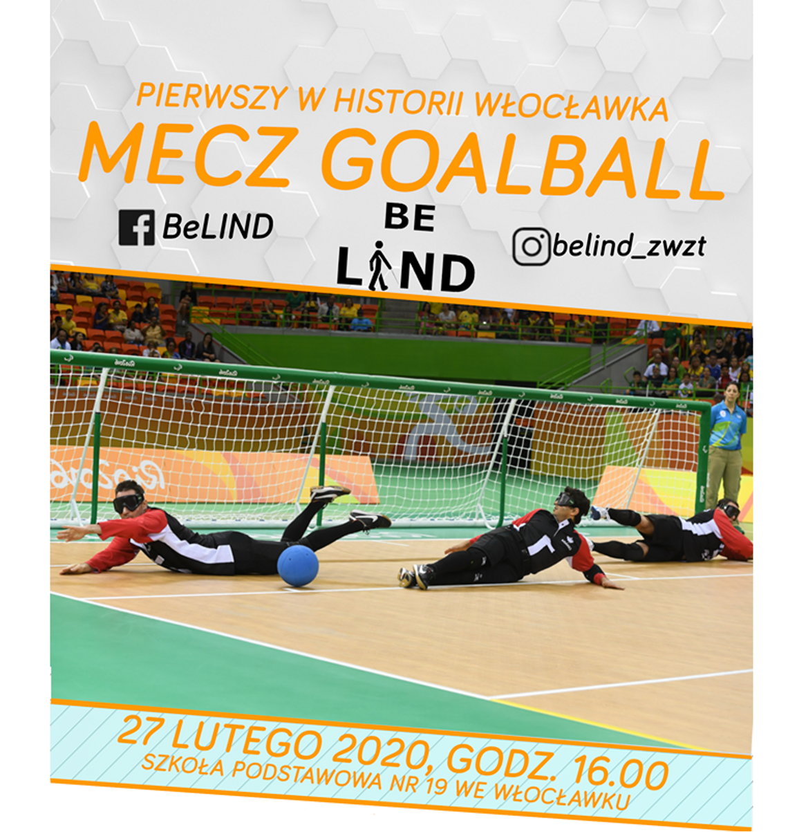 Goalball we Włocławku w najbliższy czwartek 