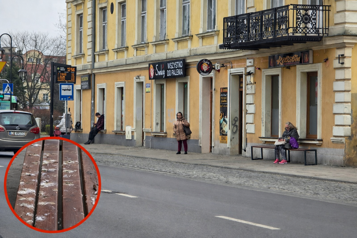 Gołębie odchody problemem w Śródmieściu. Miasto przeniosło ławki
