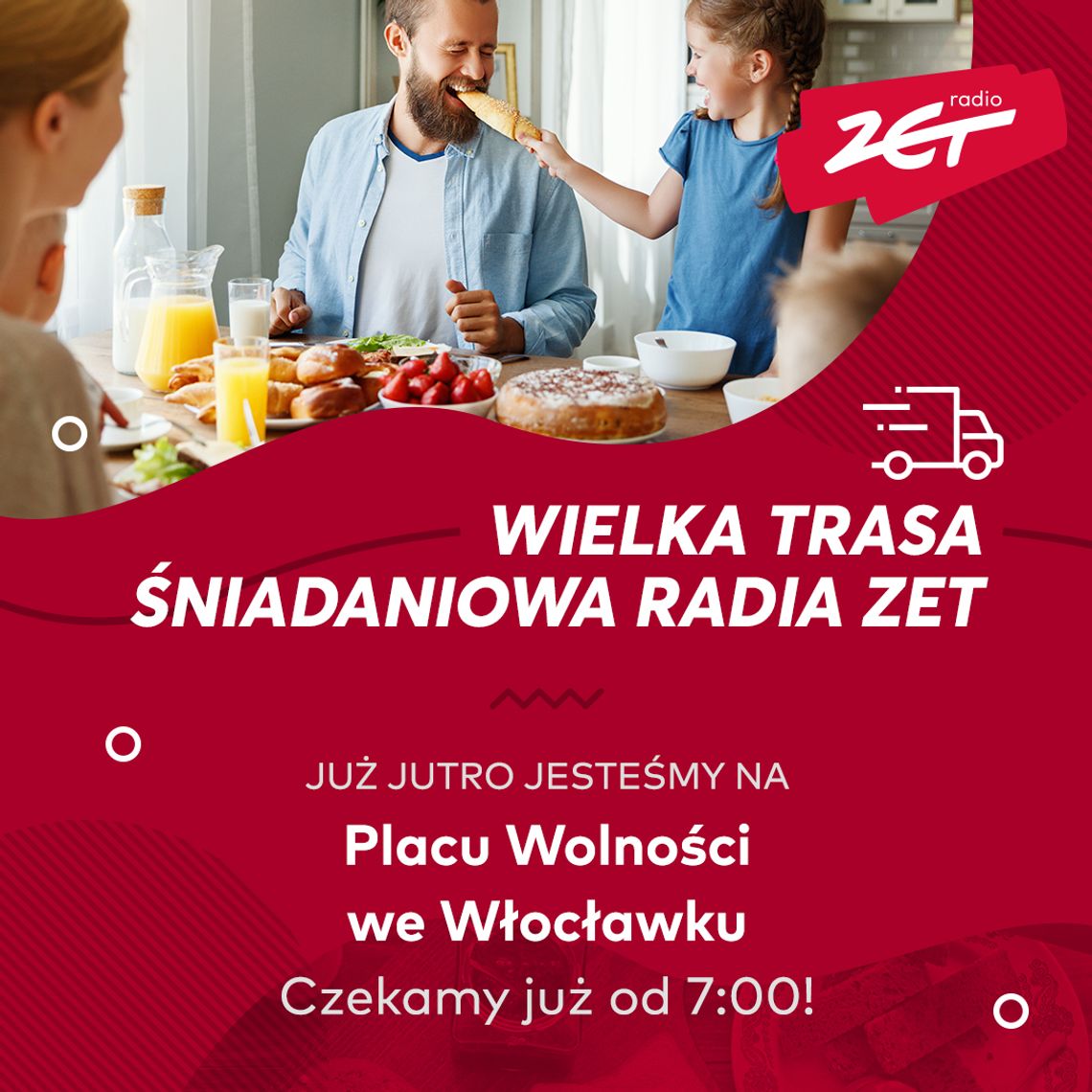 Jutro na placu Wolności Śniadanie z Radiem Zet