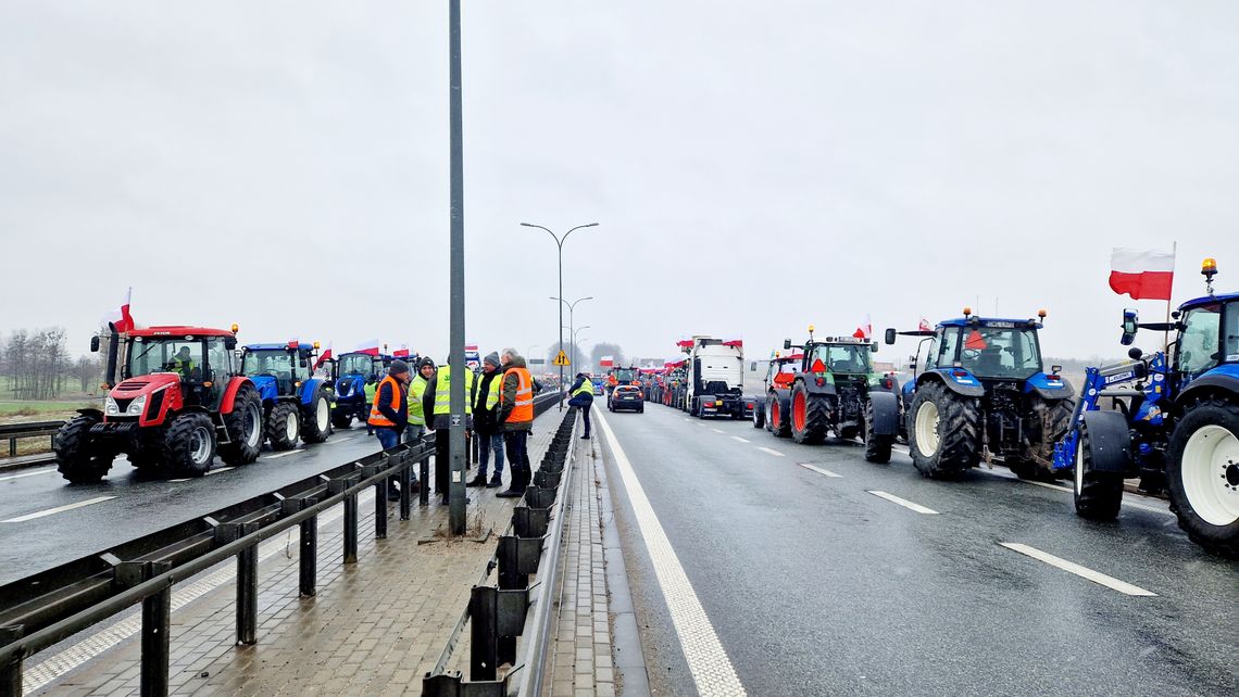 Jutro strajk rolników, o której wjadą do Włocławka?