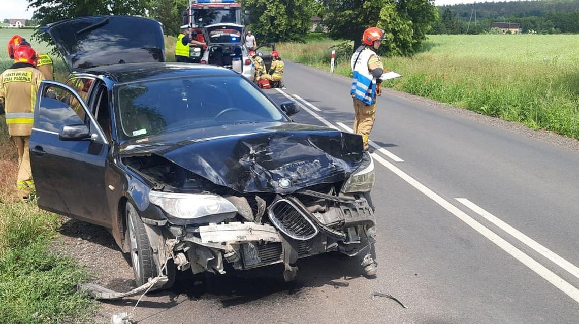 Karambol w regionie. Kierowca BMW miał 1,2 promila