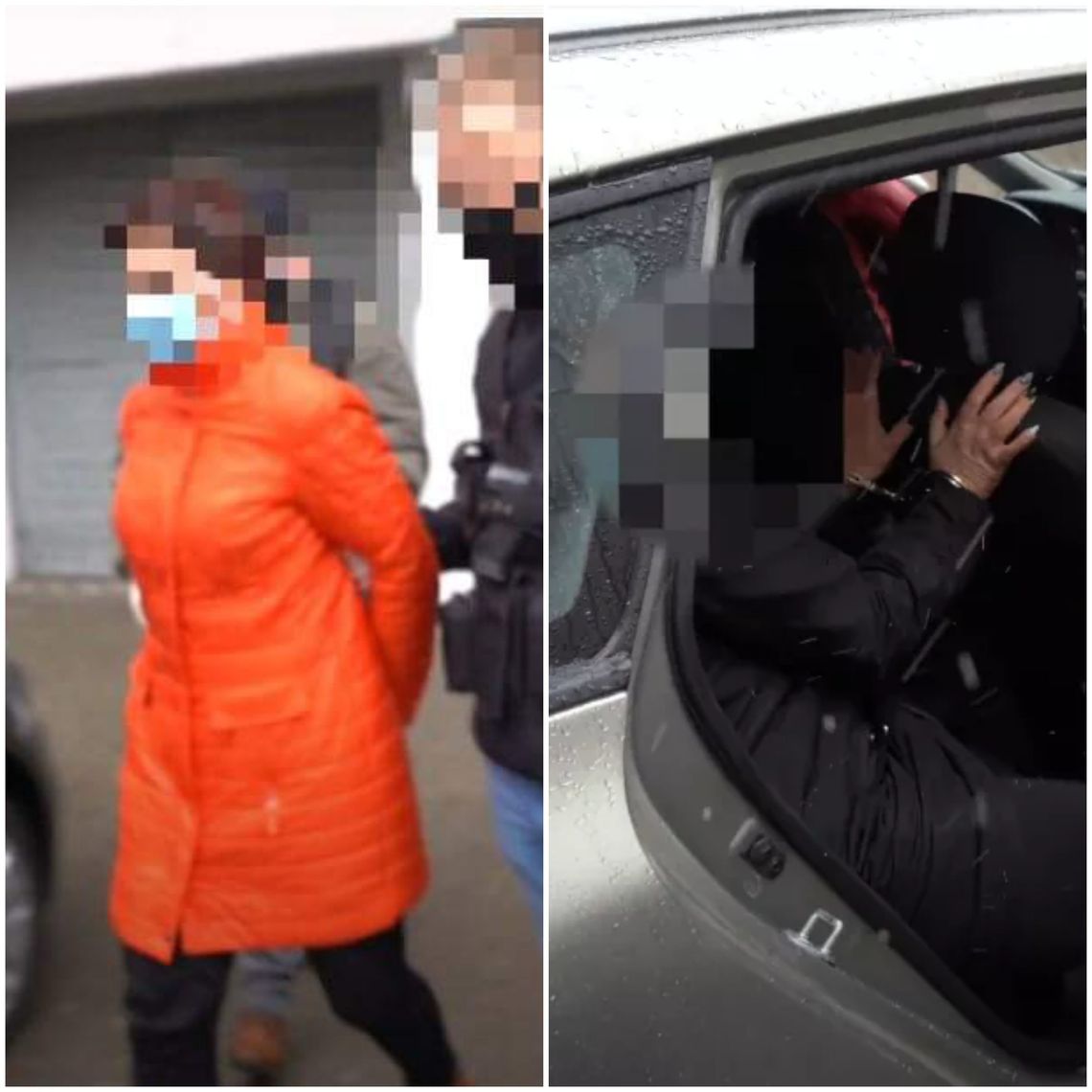 Katarzyna P. i Dorota K.-S., które prowadziły agencję towarzyską z zarzutami. Prokurator zabezpieczył ich samochody i inne mienie