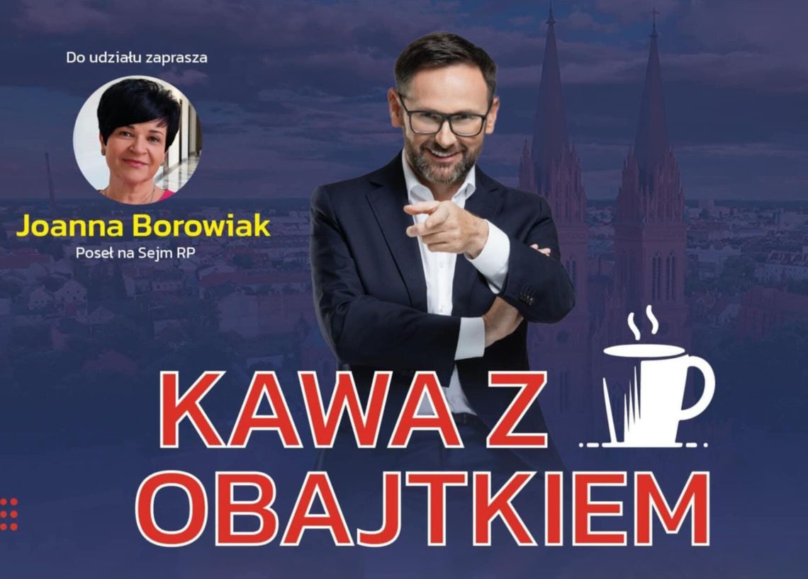 "Kawa z Obajtkiem" we Włocławku zaprasza Joanna Borowiak