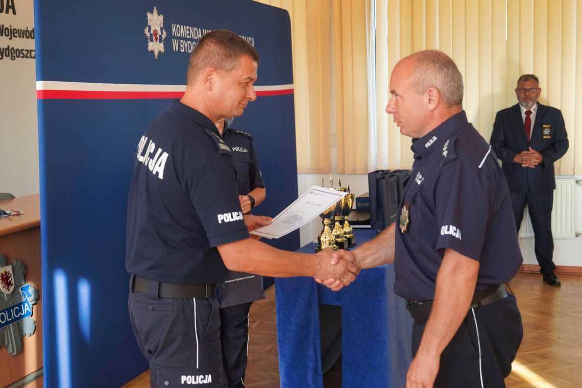 Kierownik Rewiru III Dzielnicowych w Fabiankach wśród najlepszych w województwie