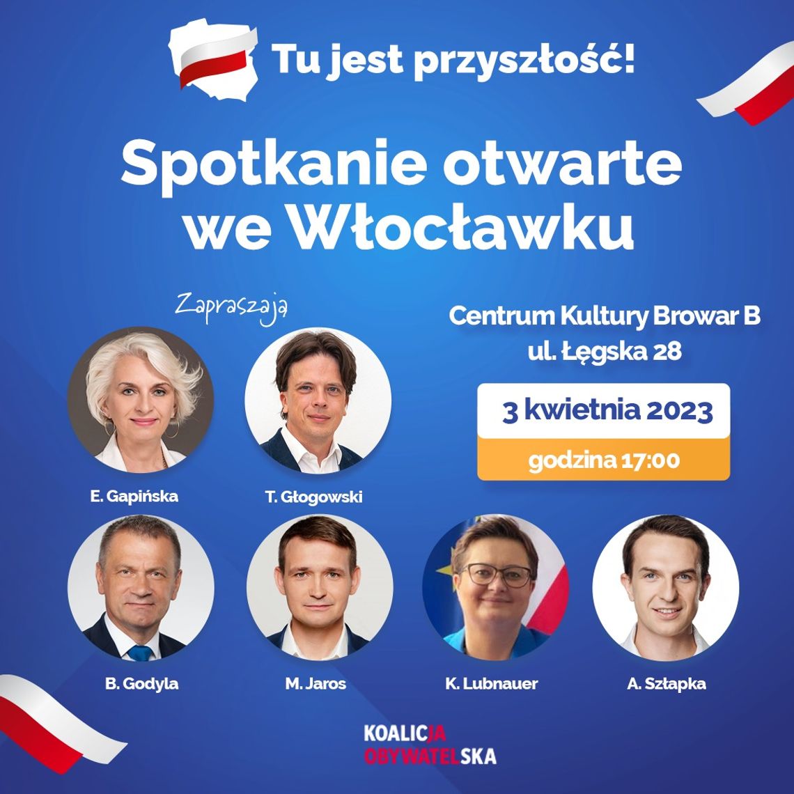 Koalicja Obywatelska rusza w kujawsko-pomorskie. Jutro we Włocławku Koalicja Obywatelska rusza w kujawsko-pomorskie. Jutro we Włocławku