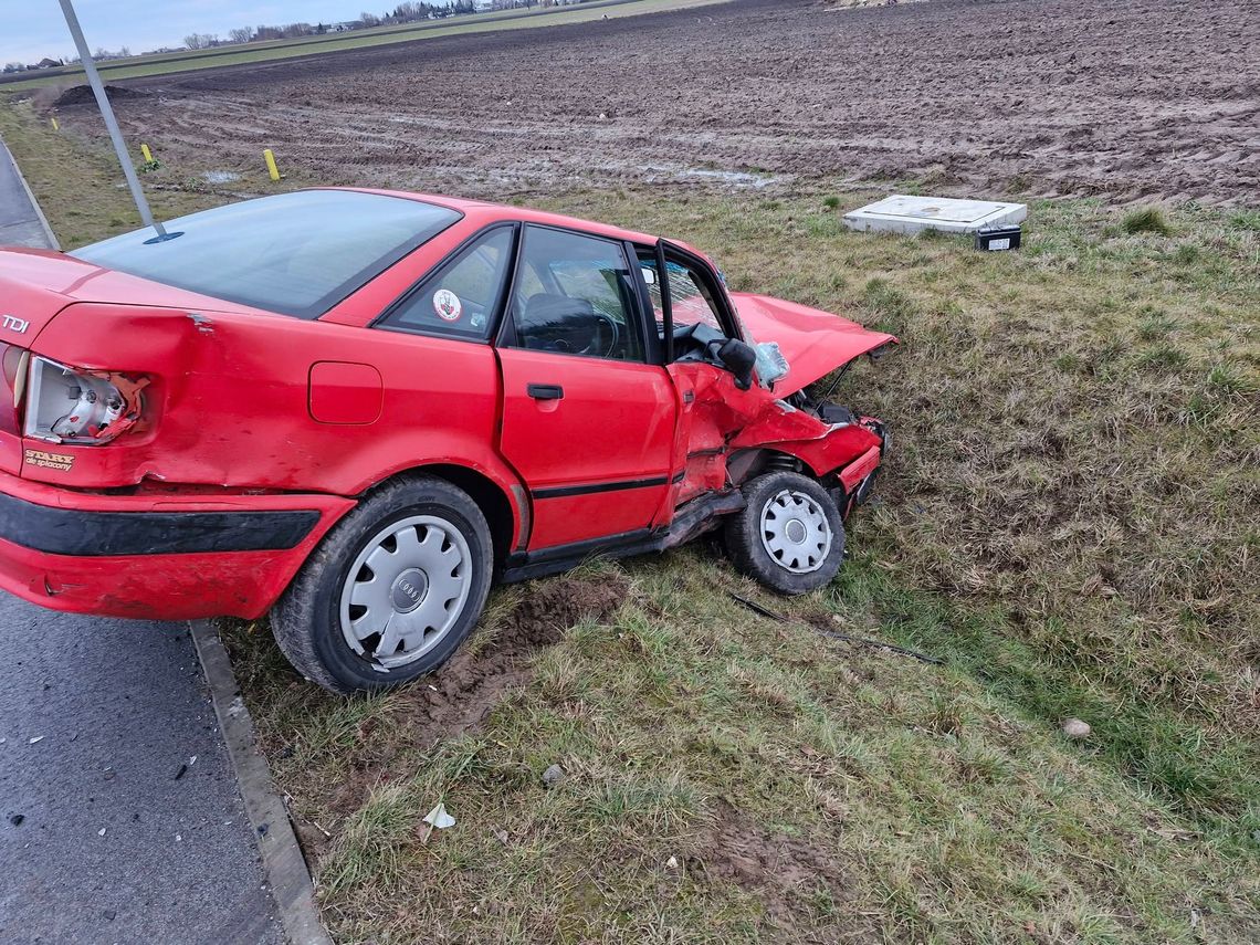 Kolejna kolizja na obwodniy Lubrańca. Zderzyły się Audi i Ford