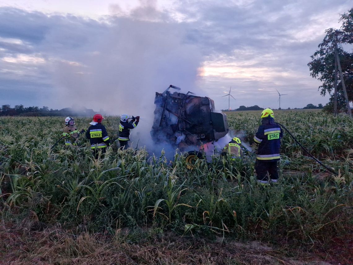 Seria pożarów na polach. Straty to kilkadziesiąt tysięcy zł