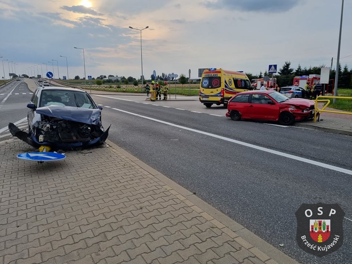 Kolejne zderzenie pojazdów na węźle w Pikutkowie