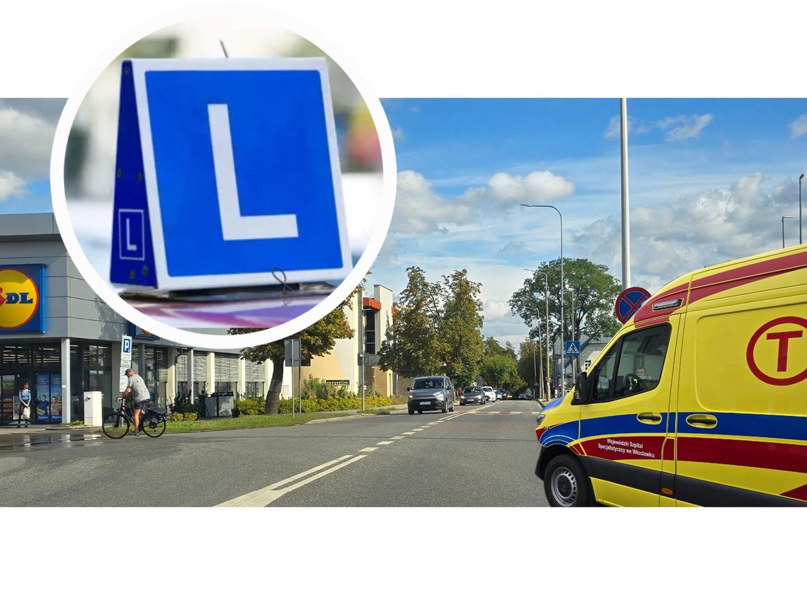 Kursantka potrąciła pieszą na ul. Wyszyńskiego. Mandat zapłaci instruktor