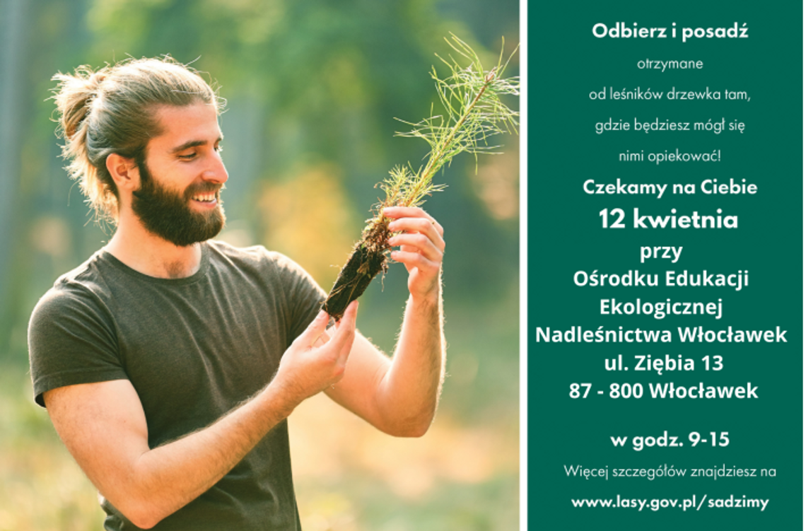 12 kwietnia Nadleśnictwo wyda bezpłatne sadzonki drzew