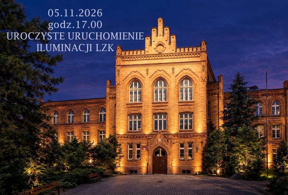 Liceum Ziemi Kujawskiej we Włocławku zyska nową iluminację. Uroczyste uruchomienie już 5 listopada Liceum Ziemi Kujawskiej we Włocławku zyska nową iluminację. Uroczyste uruchomienie już 5 listopada