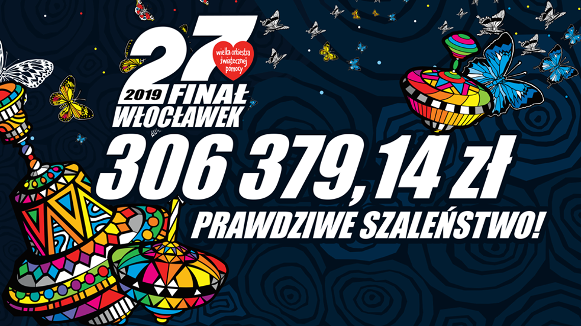 Licytacje zakończone. Wczoraj włocławski sztab podsumował 27. Finał Wielkiej Orkiestry Świątecznej Pomocy