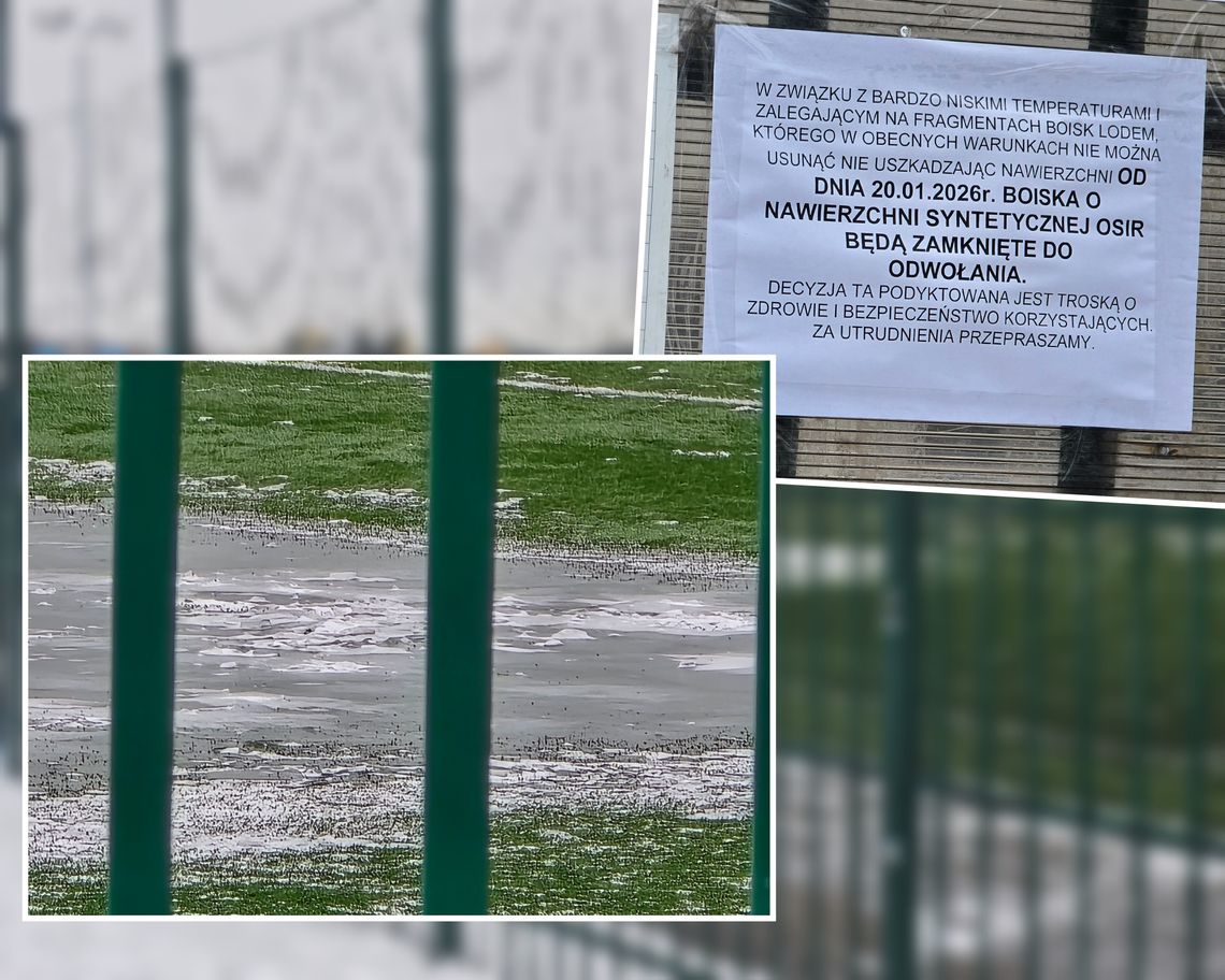 Boiska OSiR zamknięte do odwołania. Miasto nie planuje zakupu balonu