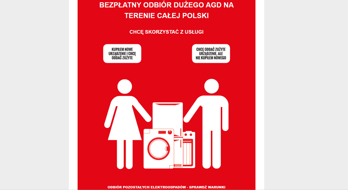 Masz do wyrzucenia starą pralkę czy lodówkę? Bezpłatny odbiór z decydujesz.pl
