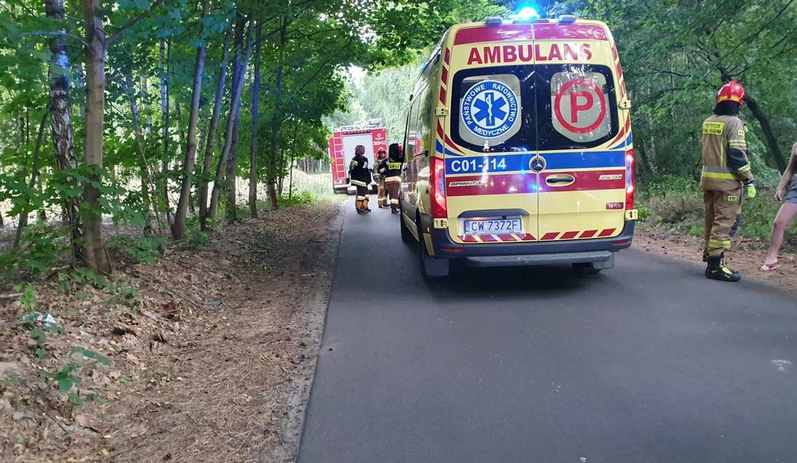 Miała 2 promile i wyprzedzała pojazd rowerem, trafiła do szpitala...