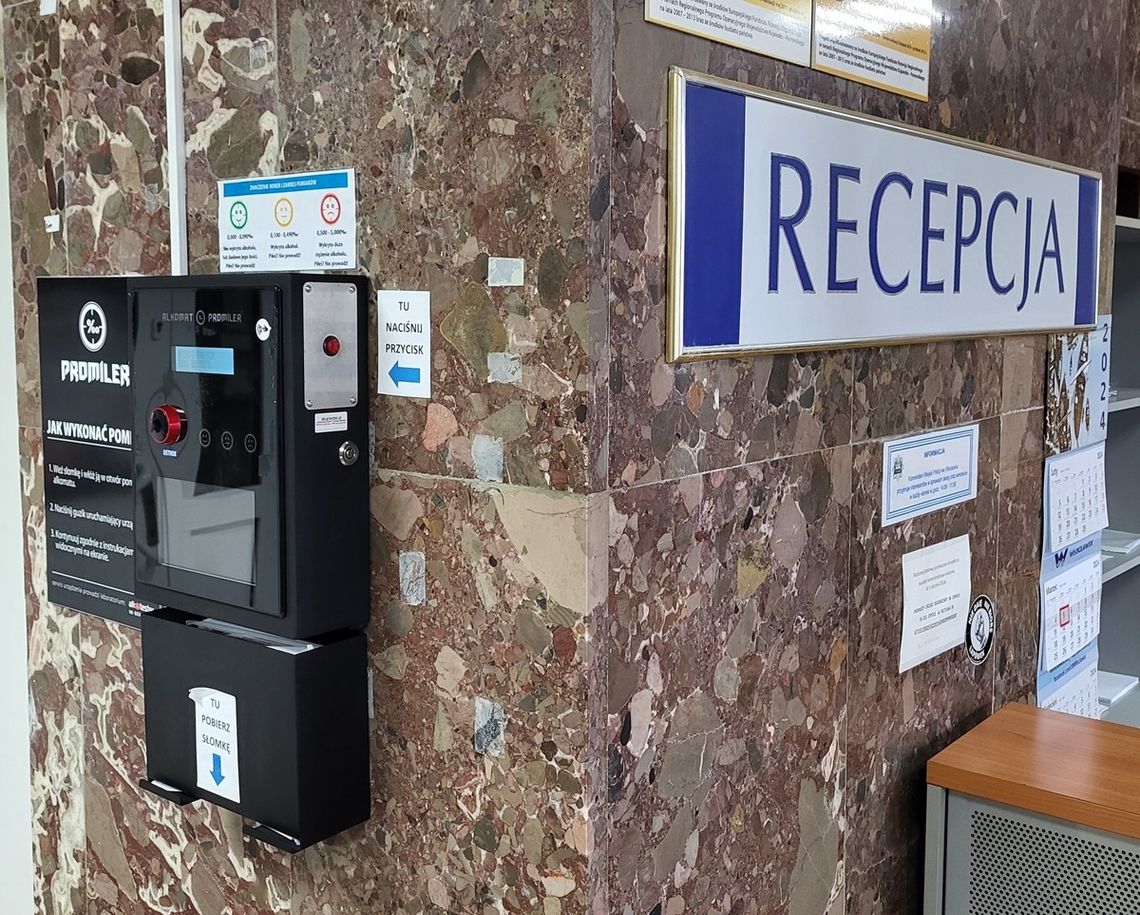 Możesz samodzielnie sprawdzić swoją trzeźwość w komendzie