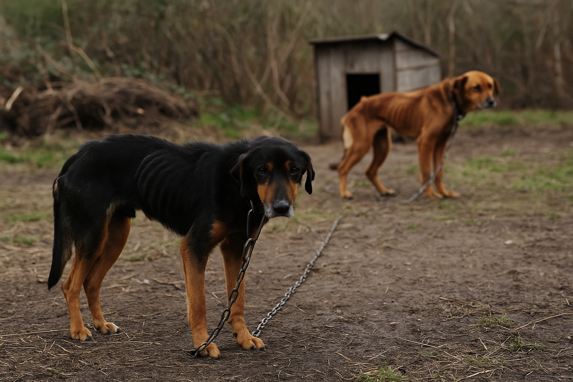 55-letni mieszkaniec powiatu włocławskiego oskarżony o znęcanie się nad psami