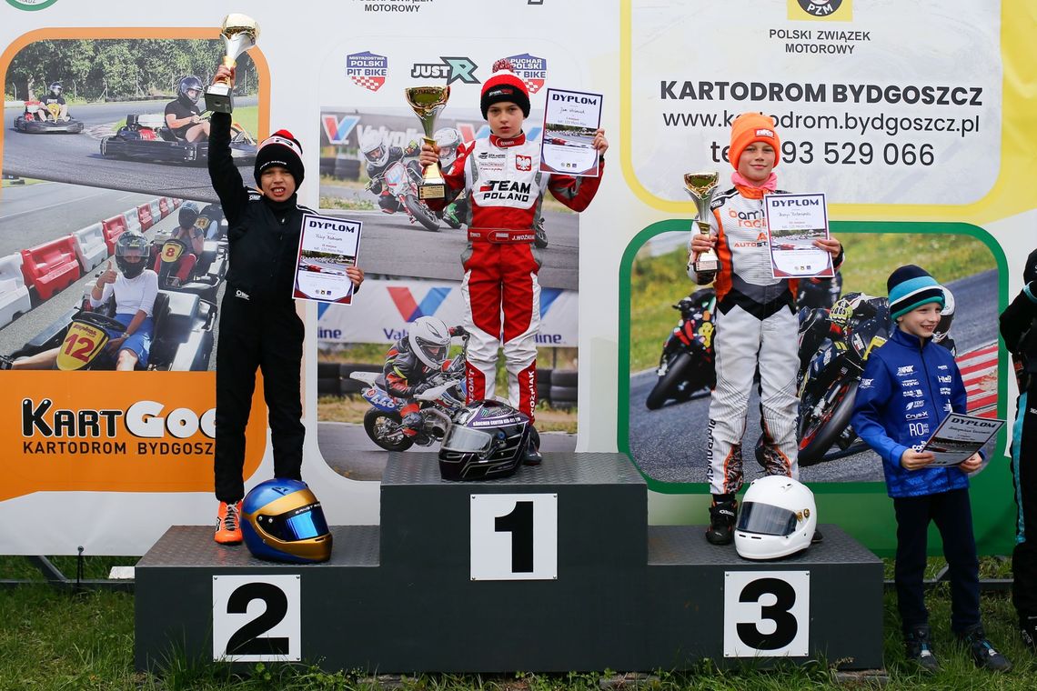 Mistrz kraju, jedenastoletni Borys Piotrowski z Włocławka rozpoczął sezon