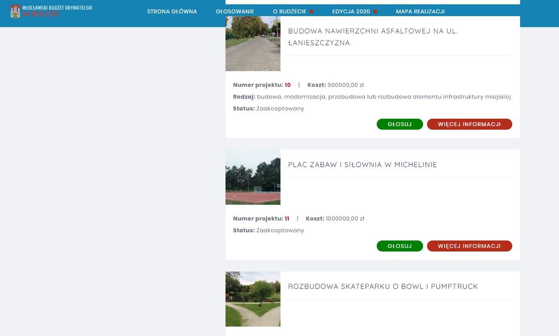 Modernizacja dróg, place zabaw, skatepark czy wystawienie sztuki? Jeszcze tylko przez kilka dni można oddawać głosy na propozycje do BO