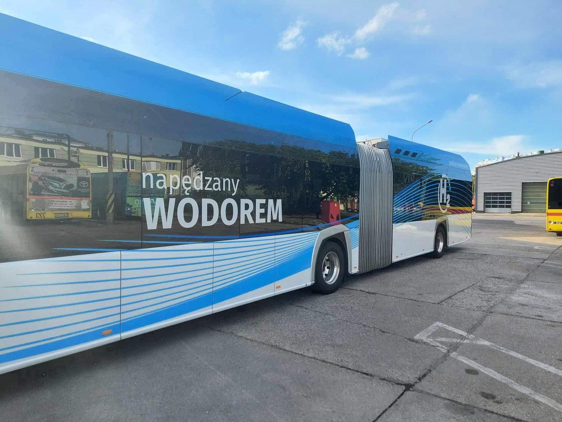 MPK testuje autobus wodorowy Solaris Urbino 18 Hydrogen