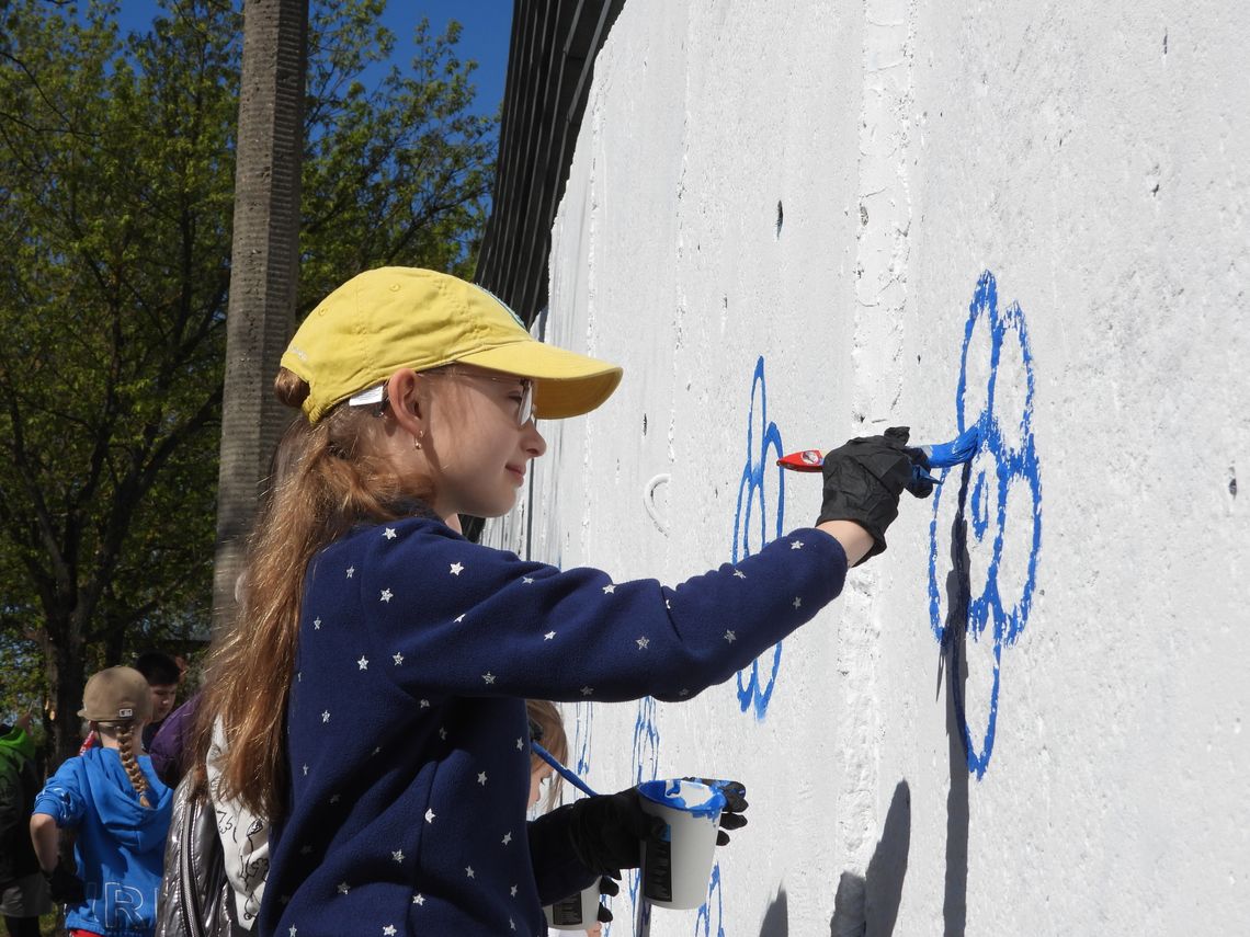 We Włocławku powstał kolejny mural. Wykonały go dzieci We Włocławku powstał kolejny mural. Wykonały go dzieci