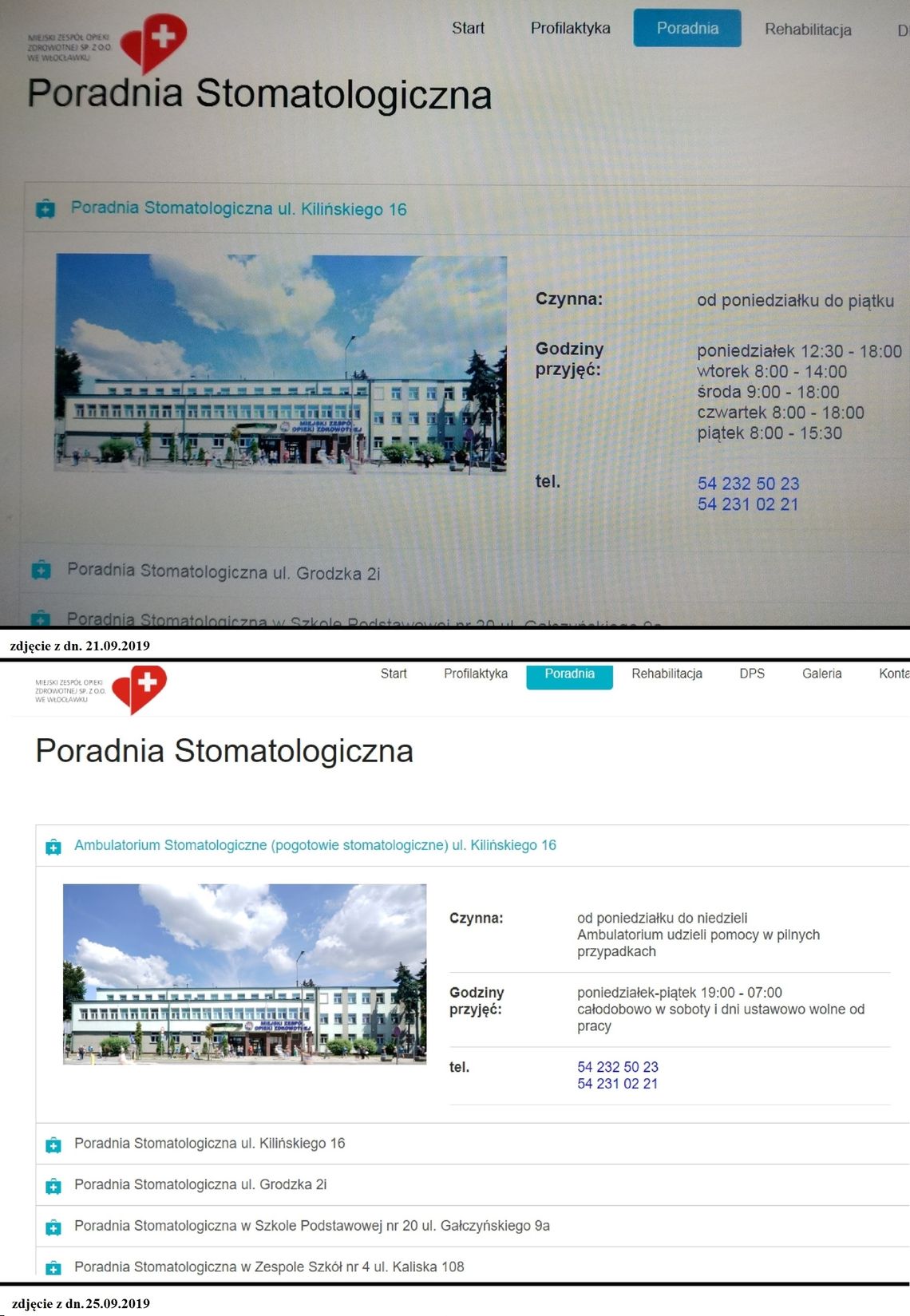 MZOZ po naszej interwencji wprowadza zmiany na stronie www. Potrzebne były zębowe katusze pani Krystyny...