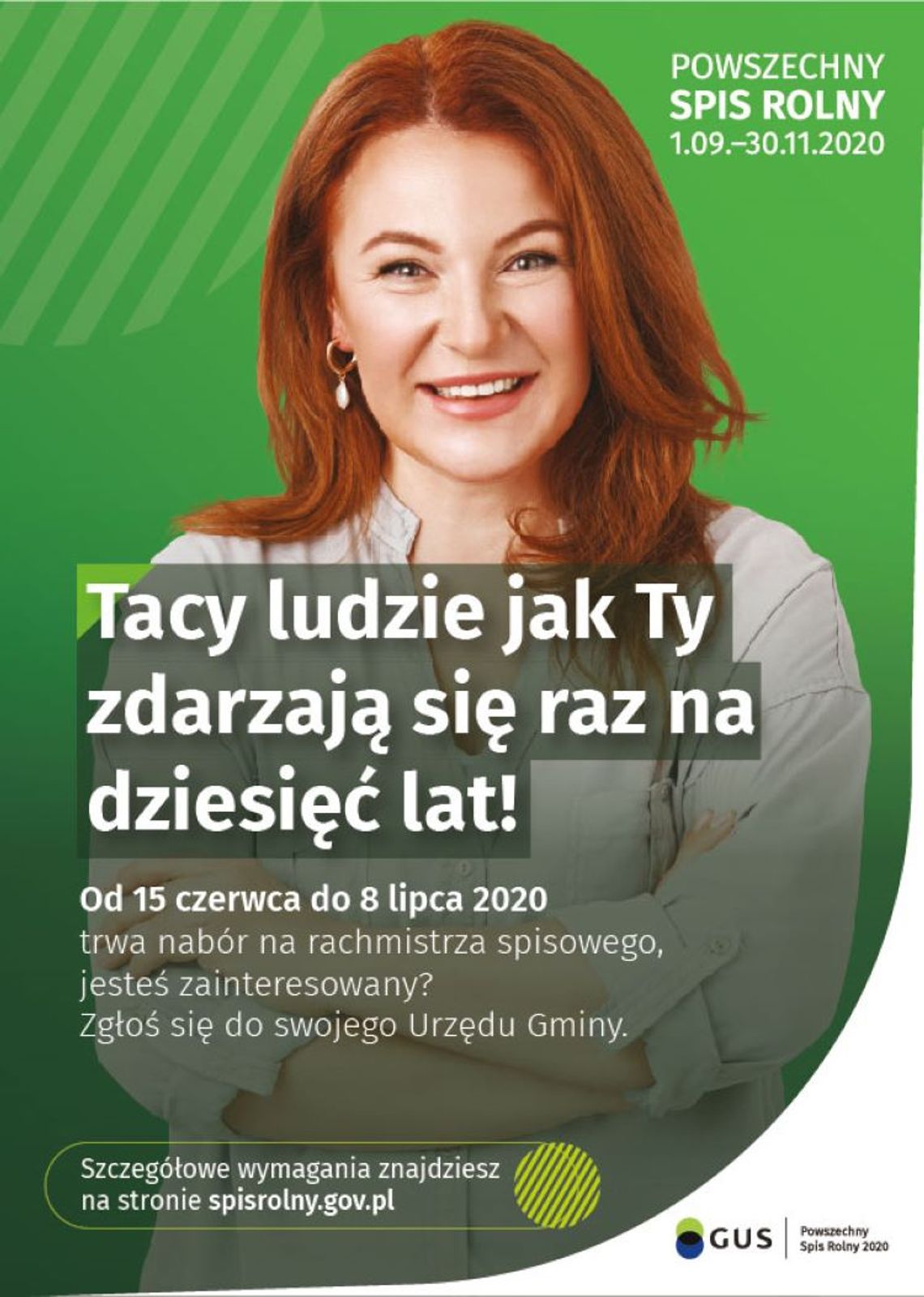 Nabór kandydatów na rachmistrzów. Od 1 września do 30 listopada 2020 r. zostanie przeprowadzony Powszechny Spis Rolny 2020