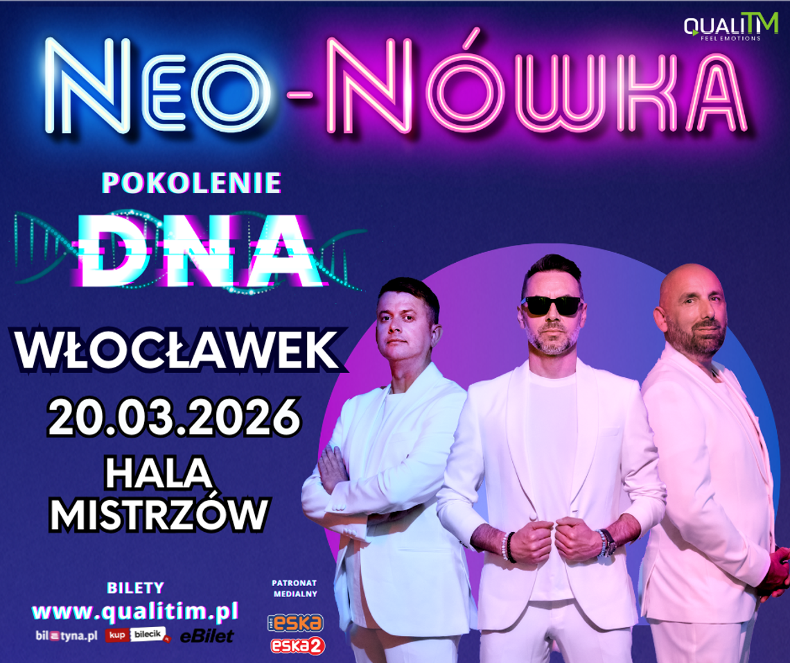 Neo-Nówka wystąpi we Włocławku! Już 20 marca w Hali Mistrzów szykuje się wieczór pełen śmiechu Neo-Nówka wystąpi we Włocławku! Już 20 marca w Hali Mistrzów szykuje się wieczór pełen śmiechu