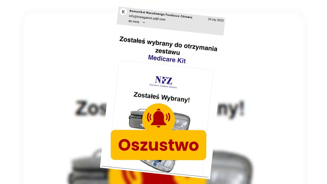 NFZ ostrzega: Apteczka za 8 zł może kosztować utratę danych i pieniędzy