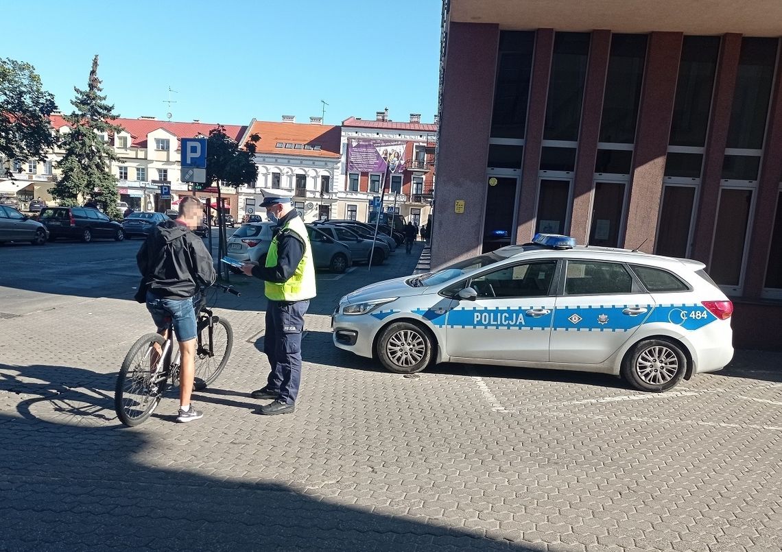 Nietrzeźwi rowerzyści skontrolowani na ul. Płockiej i Okrzei zapłacą wysokie mandaty