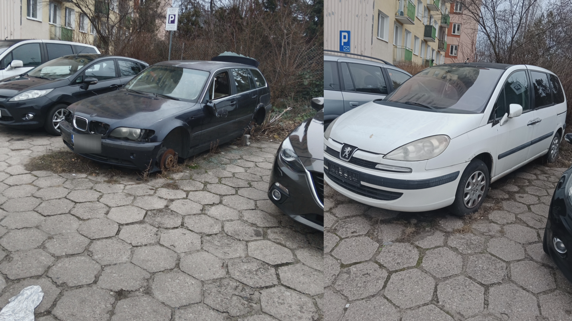 Nieużytkowane auta zajmują miejsca parkingowe. Straż Miejska prowadzi działania