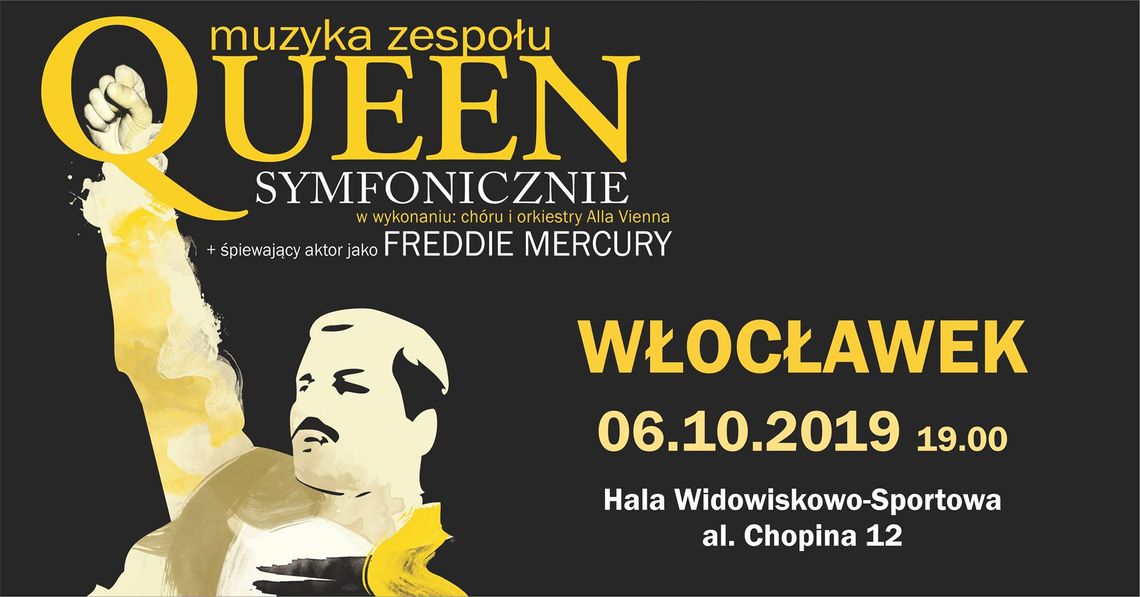 Niezwykły spektakl z kompozycjami zespołu Queen w październiku we Włocławku