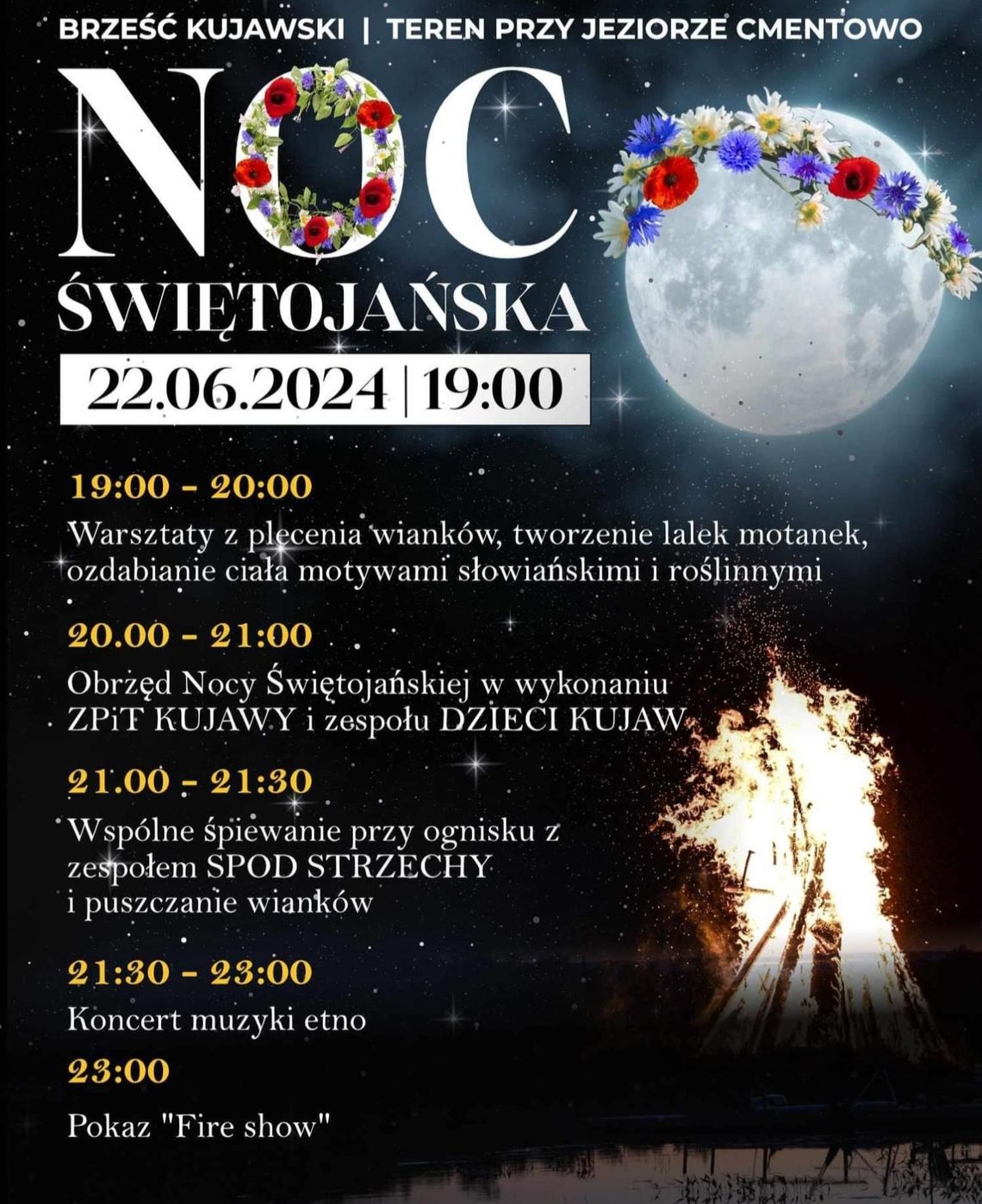 Noc Świętojańska z pokazem Fire Show już w ten weekend