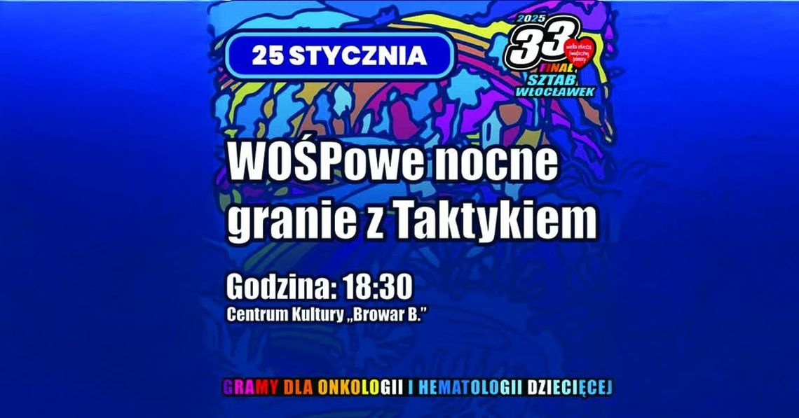 Nocne granie z WOŚP – zapraszamy na wyjątkową zabawę z planszówkami!