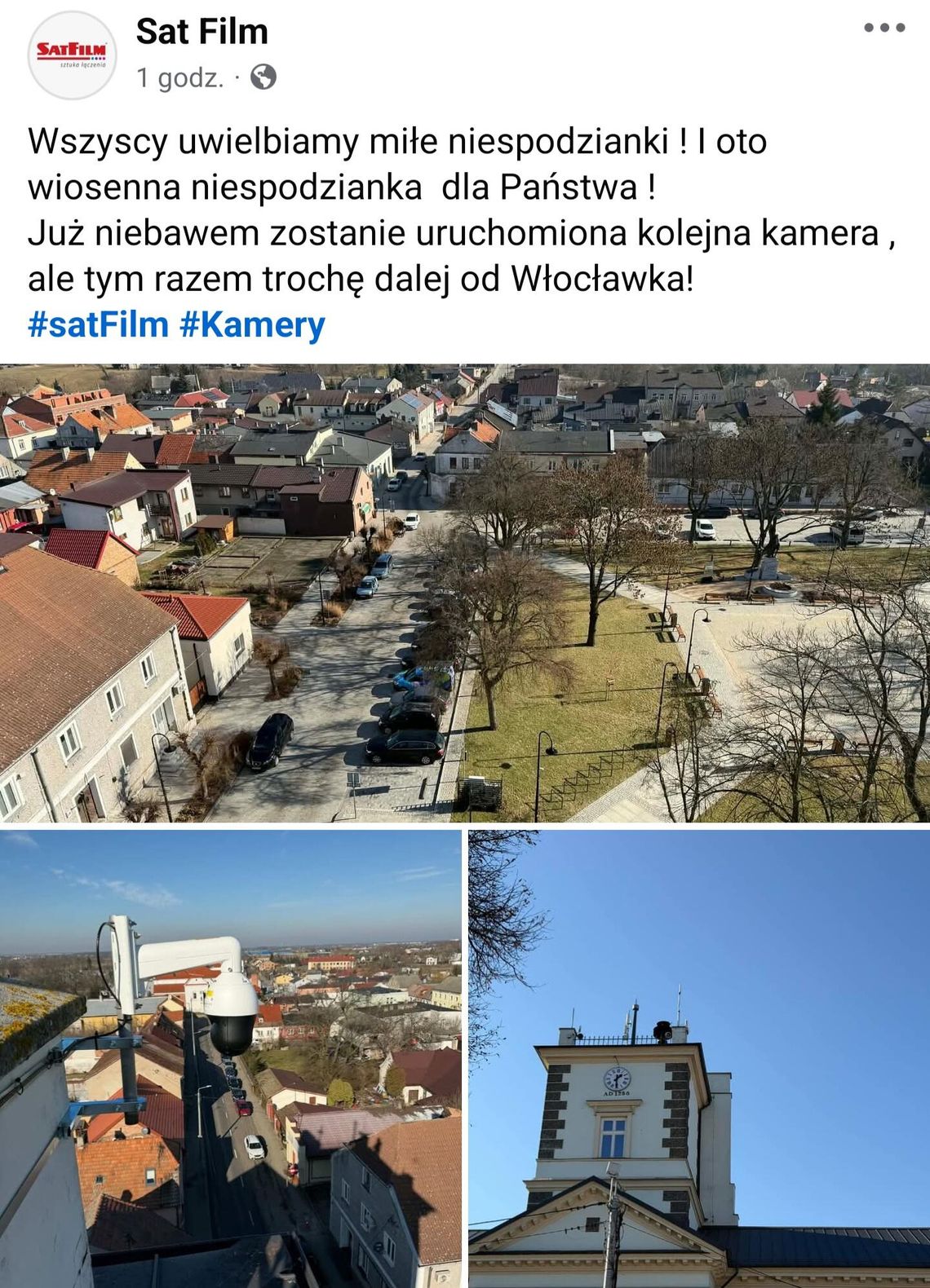 Nowa kamera w Brześciu Kujawskim. Sat Film zapowiada kolejną transmisję Nowa kamera w Brześciu Kujawskim. Sat Film zapowiada kolejną transmisję