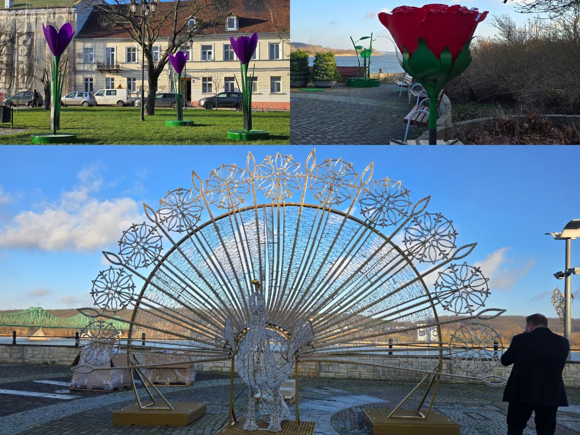 Nowe ozdoby bożonarodzeniowe na Starym Rynku i bulwarach Nowe ozdoby bożonarodzeniowe na Starym Rynku i bulwarach
