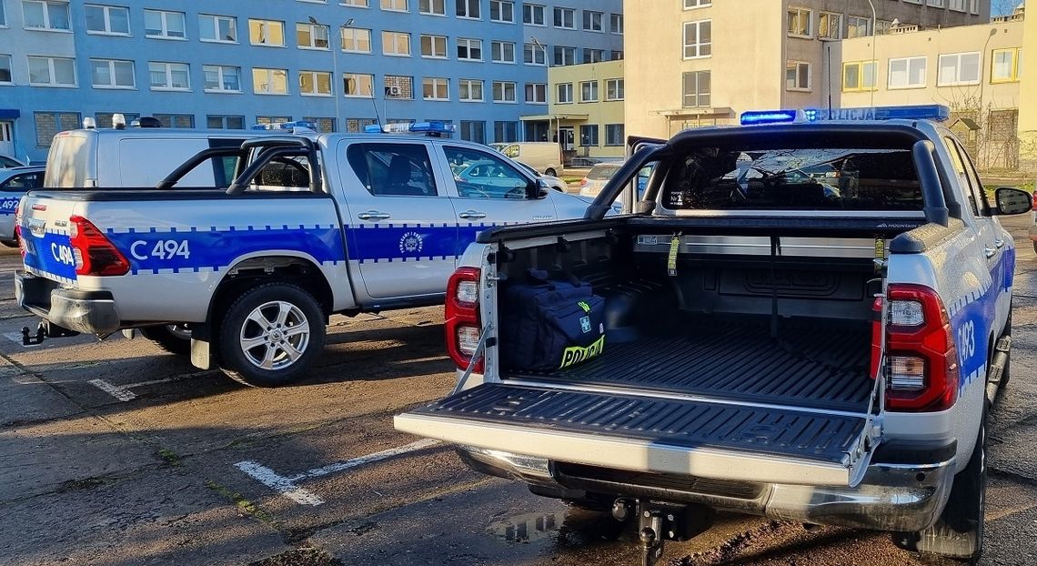 Nowe radiowozy typu pickup o wartości ponad 312 tys. złotych każdy otrzymała włocławska policja