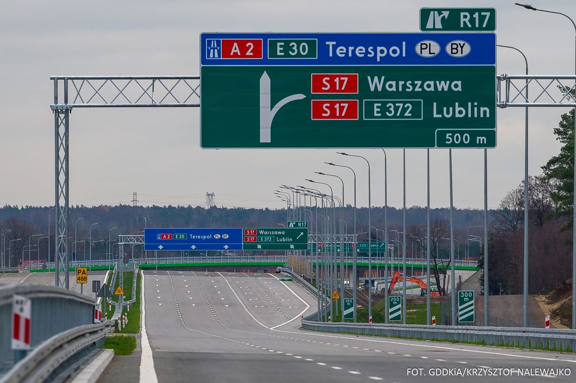 Nowe znaki drogowe na autostradach i drogach ekspresowych 
