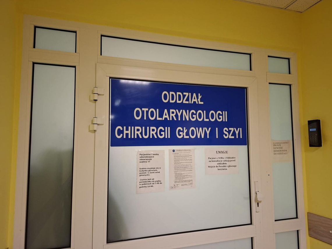 Nowoczesny i zaawansowany sprzęt trafi na Oddział Otolaryngologii, Chirurgii Głowy i Szyi naszego Szpitala