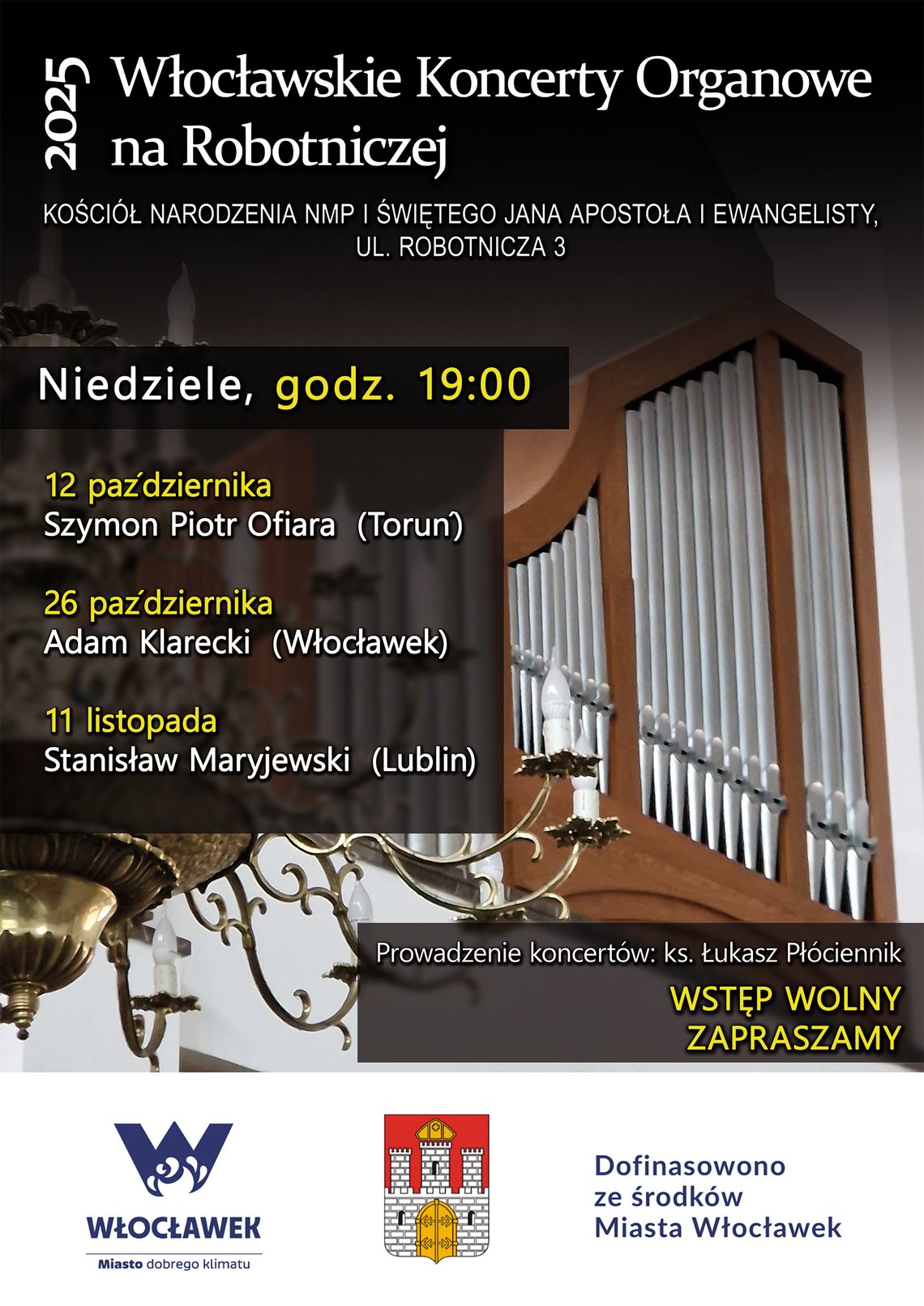 Nowy cykl muzyczny na włocławskim południu – Włocławskie Koncerty Organowe na Robotniczej