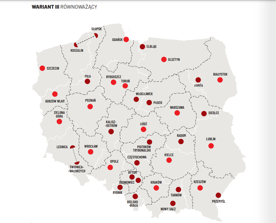 Nowy podział administracyjny okiem naukowców: Płock z Włocławkiem województwem