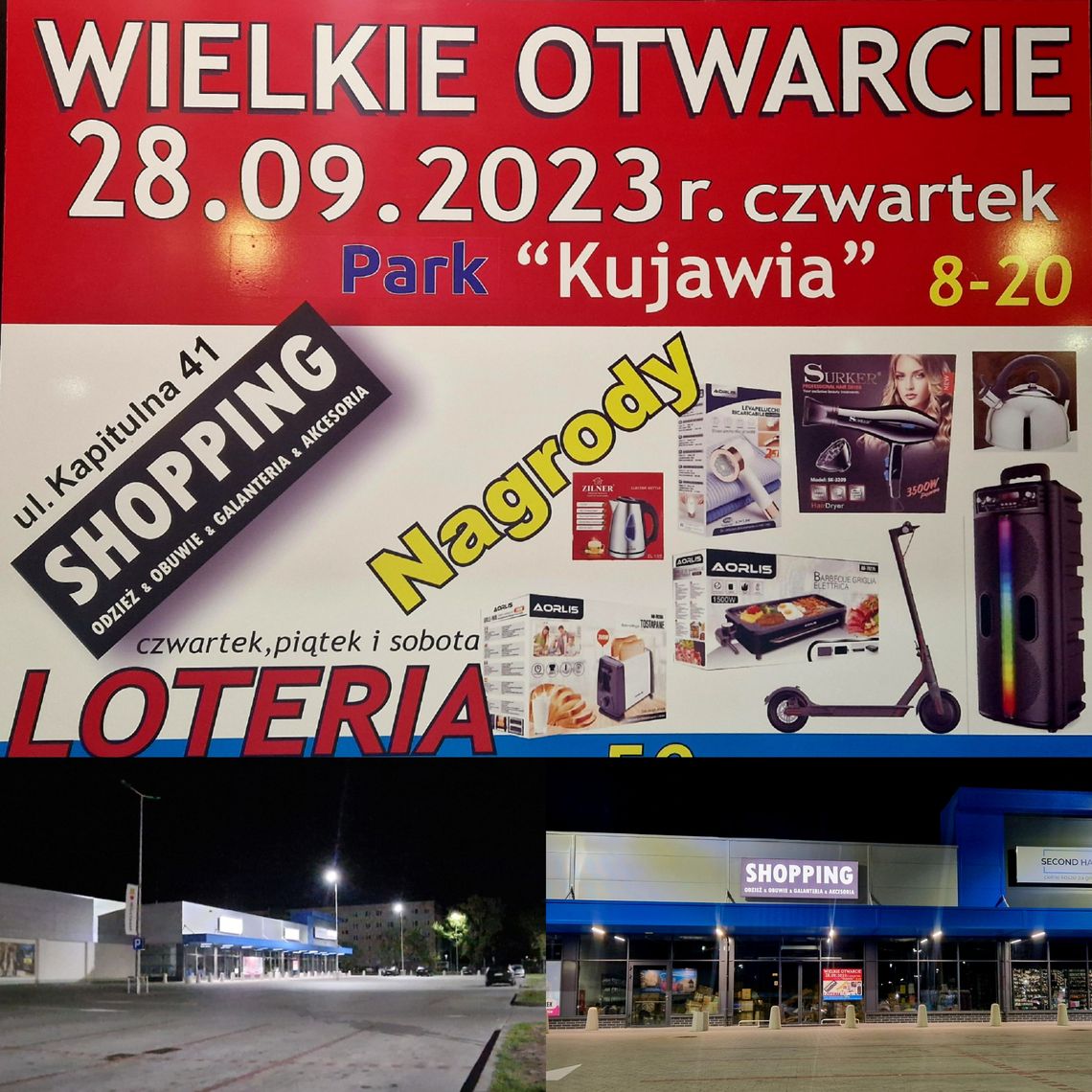 Nowy sklep na terenie Parku Kujavia. Otwarcie 28 września